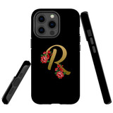 For iPhone 13 Pro Max Case, Protective Back Cover, Embellished Letter R | iCoverLover Australia