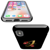 For iPhone XS Max Case, Protective Back Cover, Embellished Letter J | iCoverLover Australia