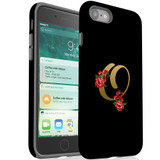 For Apple iPhone SE 5G (2022)/SE (2020)/8/7 Case, Protective Back Cover, Embellished Letter O | iCoverLover Australia