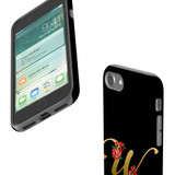 For Apple iPhone SE 5G (2022)/SE (2020)/8/7 Case, Protective Back Cover, Embellished Letter W | iCoverLover Australia