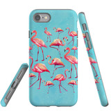 For Apple iPhone SE 5G (2022)/SE (2020)/8/7 Case, Protective Back Cover, Flamingoes | iCoverLover Australia