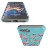 For Apple iPhone SE 5G (2022)/SE (2020)/8/7 Case, Protective Back Cover, Flamingoes | iCoverLover Australia