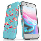For Apple iPhone SE 5G (2022)/SE (2020)/8/7 Case, Protective Back Cover, Flamingoes | iCoverLover Australia