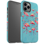For iPhone 12/12 Pro Case, Protective Back Cover, Flamingoes | iCoverLover Australia