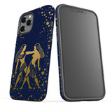 For iPhone 12/12 Pro Case, Protective Back Cover, Gemini Drawing | iCoverLover Australia