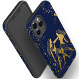 For iPhone 12/12 Pro Case, Protective Back Cover, Gemini Drawing | iCoverLover Australia