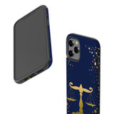 For iPhone 12/12 Pro Case, Protective Back Cover, Libra Drawing | iCoverLover Australia