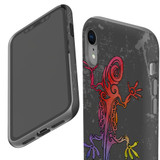 For iPhone XR Case, Protective Back Cover, Colorful Lizard | iCoverLover Australia
