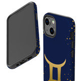 For iPhone 13 mini Case, Protective Back Cover, Gemini Sign | iCoverLover Australia