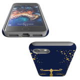 For Apple iPhone SE 5G (2022)/SE (2020)/8/7 Case, Protective Back Cover, Libra Drawing | iCoverLover Australia