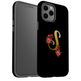 For iPhone 12 Pro Max Case, Protective Back Cover, Embellished Letter S | iCoverLover Australia