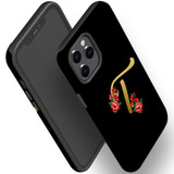 For iPhone 12 Pro Max Case, Protective Back Cover, Embellished Letter T | iCoverLover Australia