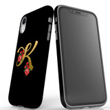 For iPhone XR Case, Protective Back Cover, Embellished Letter K | iCoverLover Australia