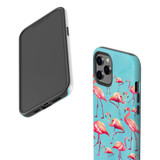 For iPhone 12 Pro Max Case, Protective Back Cover, Flamingoes | iCoverLover Australia