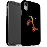For iPhone XR Case, Protective Back Cover, Embellished Letter X | iCoverLover Australia