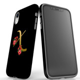 For iPhone XR Case, Protective Back Cover, Embellished Letter X | iCoverLover Australia