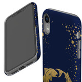For iPhone XR Case, Protective Back Cover, Pisces Drawing | iCoverLover Australia
