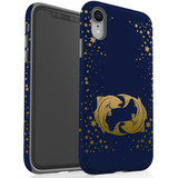 For iPhone XR Case, Protective Back Cover, Pisces Drawing | iCoverLover Australia