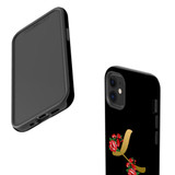 For iPhone 12 mini Case, Protective Back Cover, Embellished Letter L | iCoverLover Australia