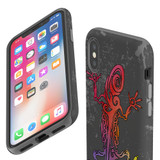 For iPhone XS Max Case, Protective Back Cover, Colorful Lizard | iCoverLover Australia
