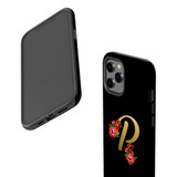 For iPhone 12/12 Pro Case, Protective Back Cover, Embellished Letter P | iCoverLover Australia