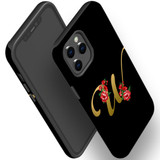 For iPhone 12/12 Pro Case, Protective Back Cover, Embellished Letter W | iCoverLover Australia