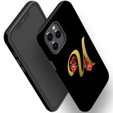 For iPhone 12/12 Pro Case, Protective Back Cover, Embellished Letter U | iCoverLover Australia