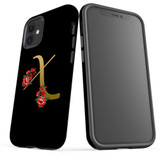 For iPhone 12 mini Case, Protective Back Cover, Embellished Letter X | iCoverLover Australia