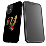 For iPhone 12 mini Case, Protective Back Cover, Embellished Letter Y | iCoverLover Australia