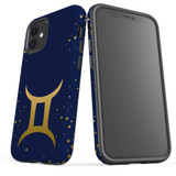 For iPhone 12 mini Case, Protective Back Cover, Gemini Sign | iCoverLover Australia