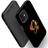 For iPhone 12 mini Case, Protective Back Cover, Embellished Letter G | iCoverLover Australia