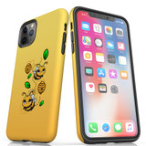 For iPhone 11 Pro Max Case, Protective Back Cover, Honey Bees | iCoverLover Australia