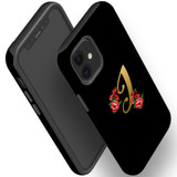 For iPhone 12 mini Case, Protective Back Cover, Embellished Letter I | iCoverLover Australia