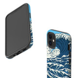 For iPhone 12 mini Case, Protective Back Cover, Japanese Wave | iCoverLover Australia