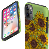 For iPhone 11 Pro Max Case, Protective Back Cover, Sunflowers | iCoverLover Australia