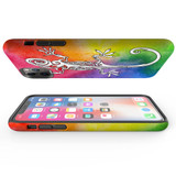 For iPhone 11 Pro Case, Protective Back Cover, Rainbow Lizard | iCoverLover Australia