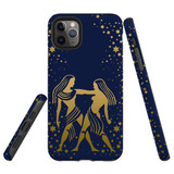 For iPhone 11 Pro Case, Protective Back Cover, Gemini Drawing | iCoverLover Australia