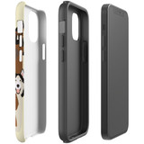 For iPhone 12 mini Case, Protective Back Cover, Seamless Dogs | iCoverLover Australia