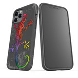 For iPhone 12 Pro Max Case, Protective Back Cover, Colorful Lizard | iCoverLover Australia