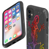 For iPhone 11 Case, Protective Back Cover, Colorful Lizard | iCoverLover Australia