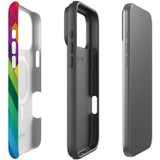 For Apple iPhone 17 Pro Max Case, MagSafe Compatible Protective Cover, Lined Rainbow | iCoverLover Australia