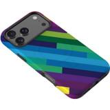 For Apple iPhone 17 Pro Max Case, MagSafe Compatible Protective Cover, Lined Rainbow | iCoverLover Australia