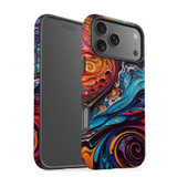 For Apple iPhone 17 Pro Case, MagSafe Compatible Protective Cover, Swirling Paint | iCoverLover Australia