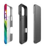 For Apple iPhone 17 Pro Case, MagSafe Compatible Protective Cover, Lined Rainbow | iCoverLover Australia