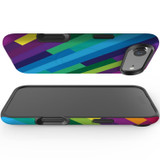 For Apple iPhone Air Case, MagSafe Compatible Protective Cover, Lined Rainbow | iCoverLover Australia