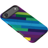 For Apple iPhone Air Case, MagSafe Compatible Protective Cover, Lined Rainbow | iCoverLover Australia