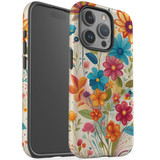 For iPhone 14 Pro Case, Protective MagSafe Compatible Cover, Floral Symphony | iCoverLover Australia