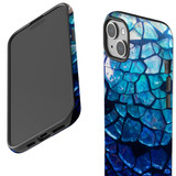 For iPhone 14 Plus Case, Protective MagSafe Compatible Cover, Blue Mirror | iCoverLover Australia