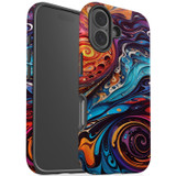 For Apple iPhone 17 Case, MagSafe Compatible Protective Cover, Swirling Paint | iCoverLover Australia