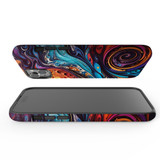 For iPhone 14 Plus Case, Protective MagSafe Compatible Cover, Swirling Paint | iCoverLover Australia